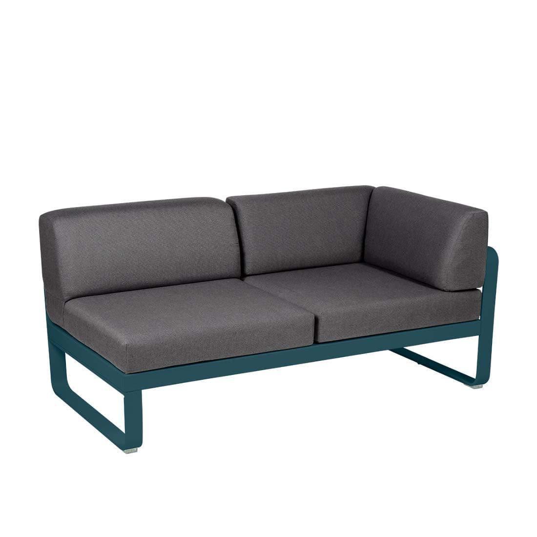 2-Sitzer Eckelement BELLEVIE mit Seitenkissen - Rechts | Fermob | Homestorys