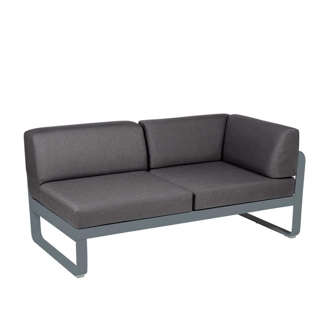 2-Sitzer Eckelement BELLEVIE mit Seitenkissen - Rechts | Fermob | Homestorys