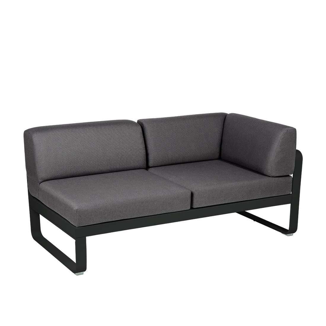 2-Sitzer Eckelement BELLEVIE mit Seitenkissen - Rechts | Fermob | Homestorys