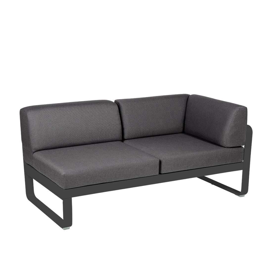 2-Sitzer Eckelement BELLEVIE mit Seitenkissen - Rechts | Fermob | Homestorys