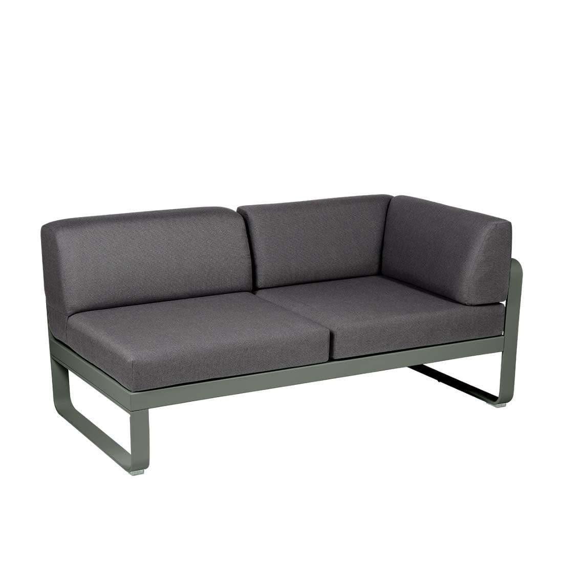 2-Sitzer Eckelement BELLEVIE mit Seitenkissen - Rechts | Fermob | Homestorys