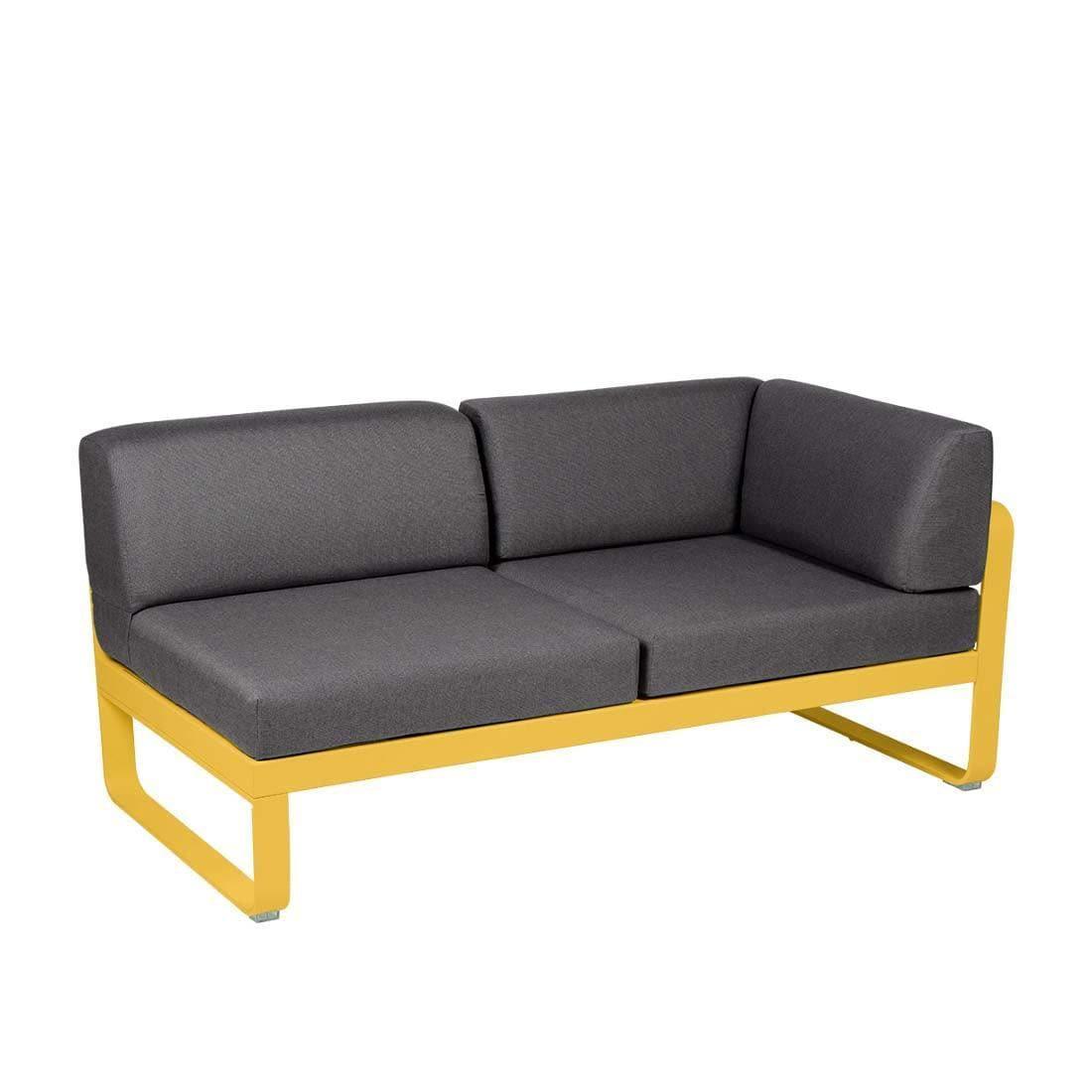 2-Sitzer Eckelement BELLEVIE mit Seitenkissen - Rechts | Fermob | Homestorys