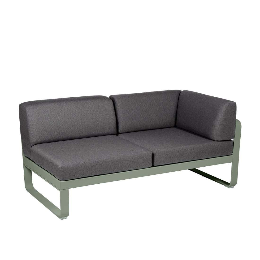 2-Sitzer Eckelement BELLEVIE mit Seitenkissen - Rechts | Fermob | Homestorys