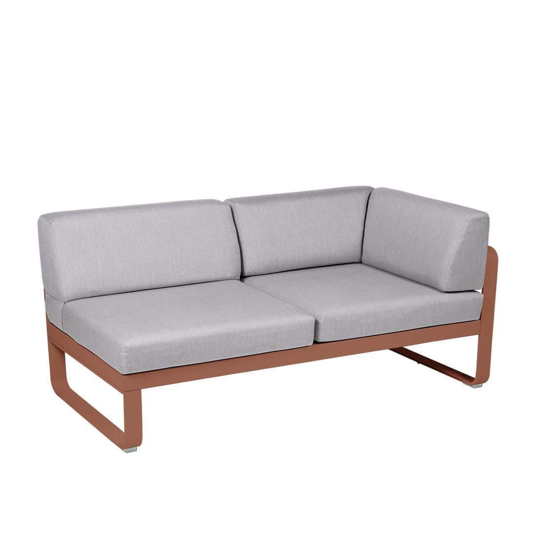2-Sitzer Eckelement BELLEVIE mit Seitenkissen - Rechts | Fermob | Homestorys