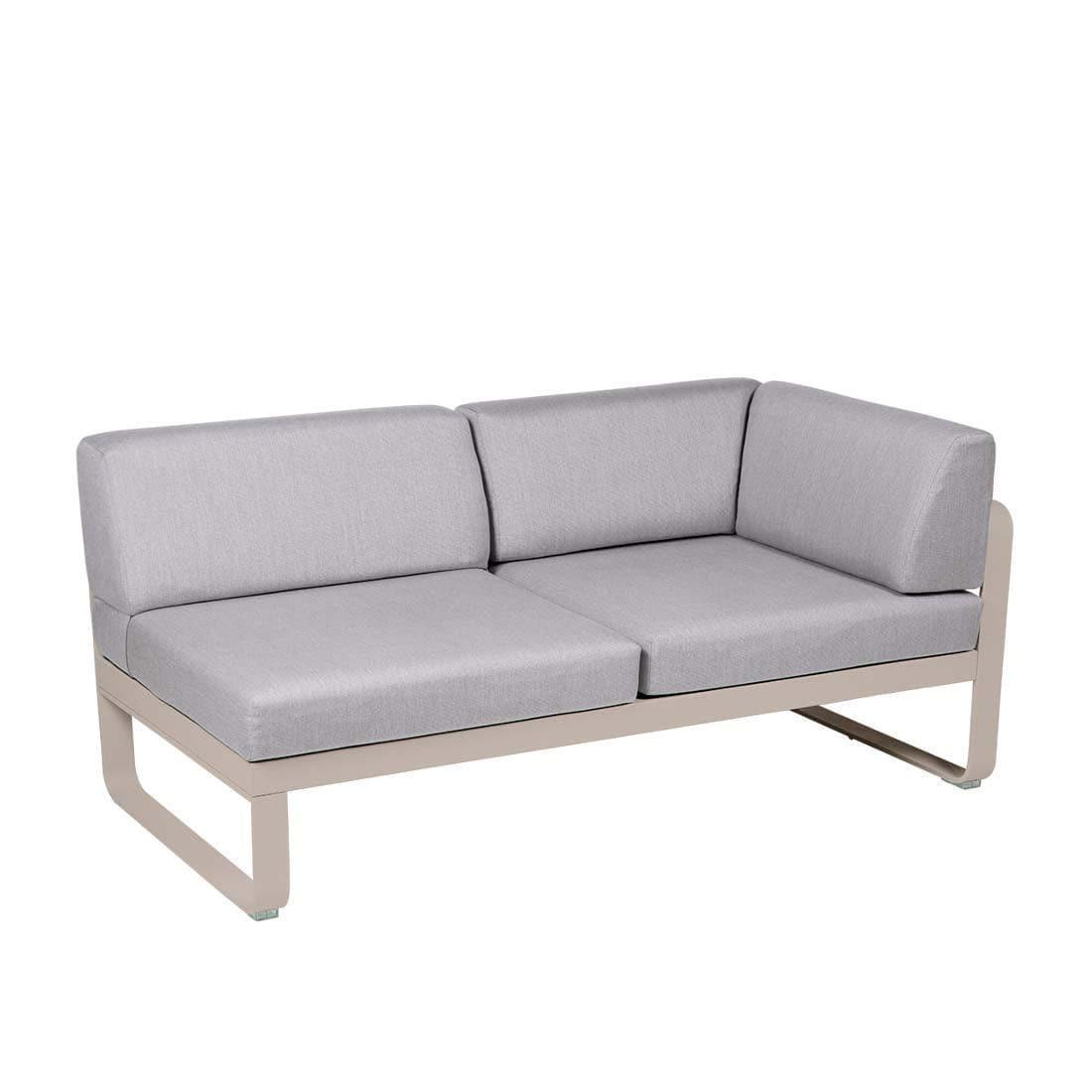 2-Sitzer Eckelement BELLEVIE mit Seitenkissen - Rechts | Fermob | Homestorys