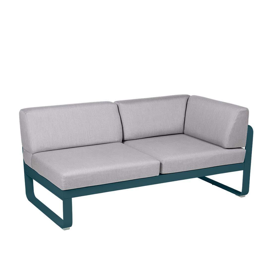 2-Sitzer Eckelement BELLEVIE mit Seitenkissen - Rechts | Fermob | Homestorys
