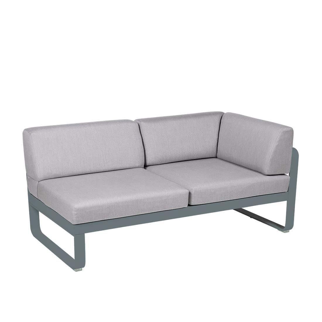 2-Sitzer Eckelement BELLEVIE mit Seitenkissen - Rechts | Fermob | Homestorys