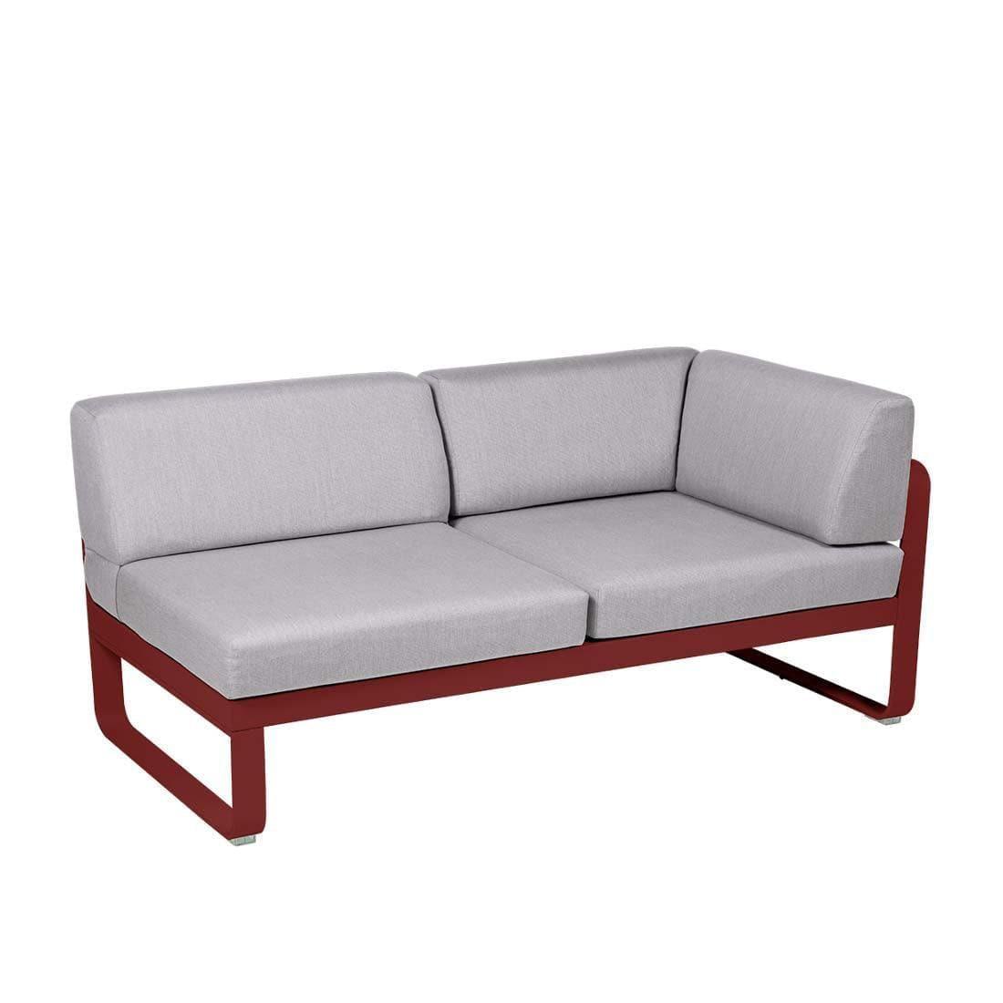 2-Sitzer Eckelement BELLEVIE mit Seitenkissen - Rechts | Fermob | Homestorys