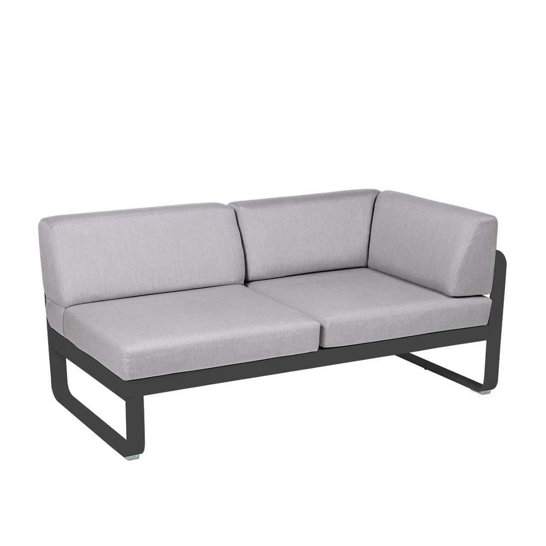 2-Sitzer Eckelement BELLEVIE mit Seitenkissen - Rechts | Fermob | Homestorys
