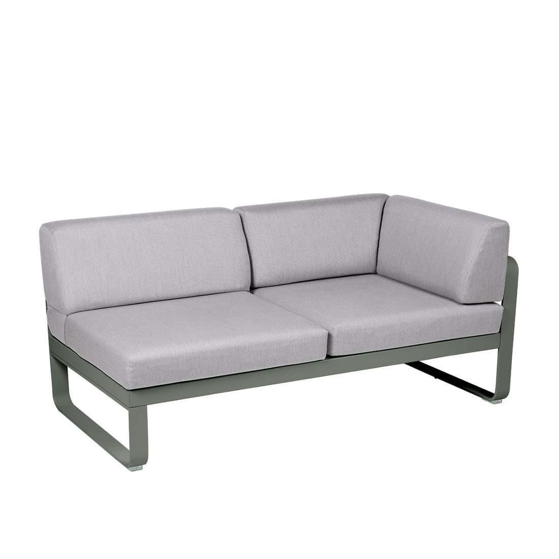 2-Sitzer Eckelement BELLEVIE mit Seitenkissen - Rechts | Fermob | Homestorys