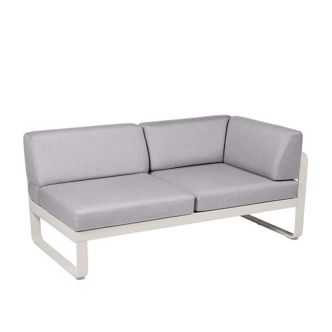 2-Sitzer Eckelement BELLEVIE mit Seitenkissen - Rechts | Fermob | Homestorys