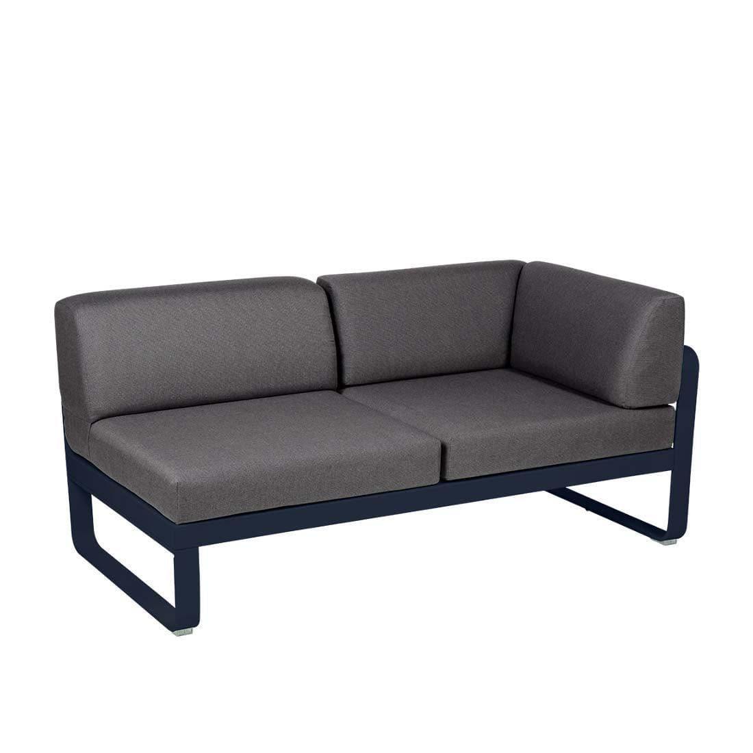 2-Sitzer Eckelement BELLEVIE mit Seitenkissen - Rechts | Fermob | Homestorys