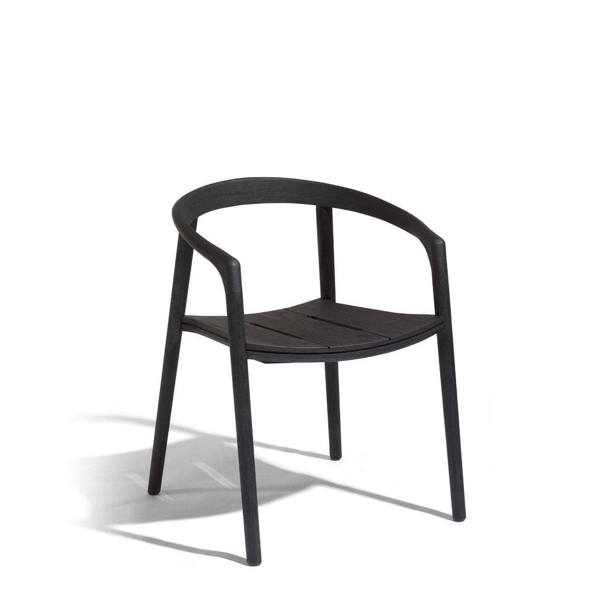 Armlehnstuhl SOLID - Teak Nero | Manutti | Homestorys