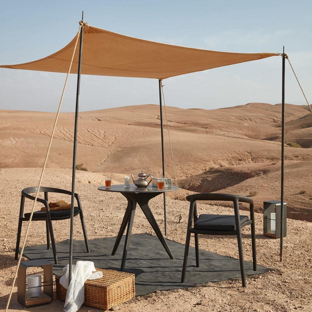 Armlehnstuhl SOLID - Teak Nero | Manutti | Homestorys