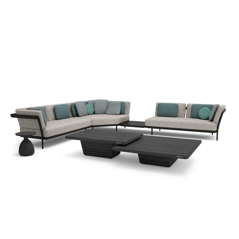 Beistelltisch TSUKI Ø40cm - Teak Scuro | Manutti | Homestorys