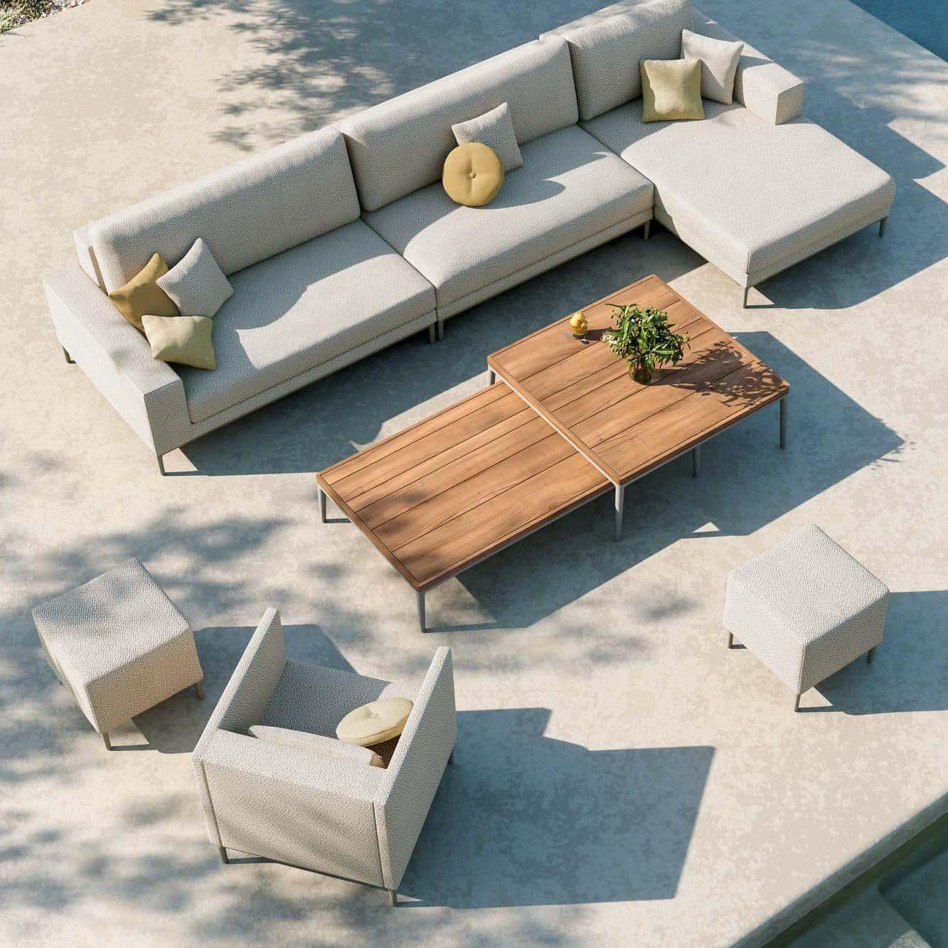 Couchtisch Zendo Sense 96x96x35cm - Lava | Manutti | Homestorys