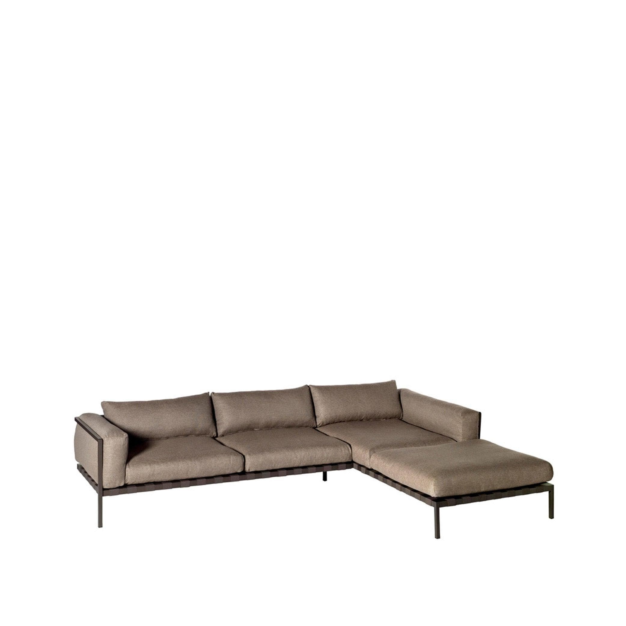 Tribù NATAL ALU Sofa Set 1 - Wengé - Original Homestories
