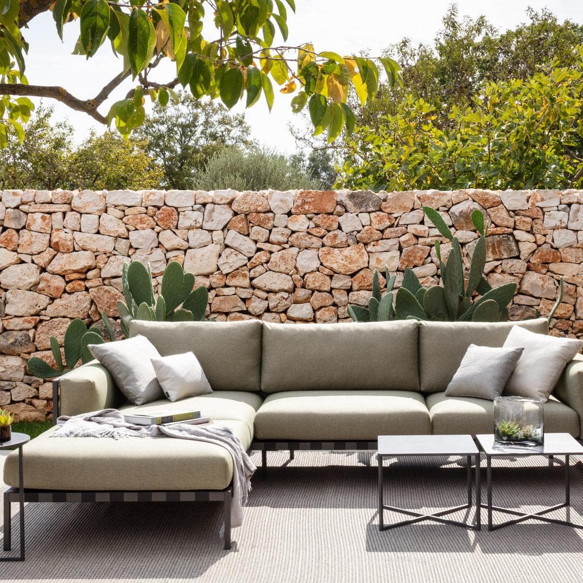 Tribù NATAL ALU Sofa Set 1 - Wengé - Original Homestories