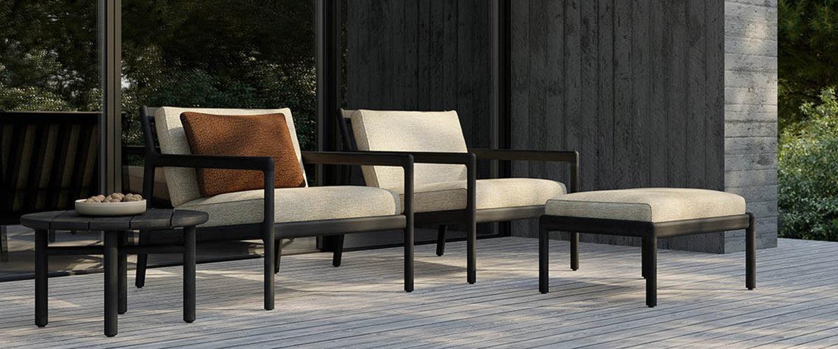 Jack Outdoor Lounge von Ethnicraft - jetzt in schwarzem Teak! - Homestorys