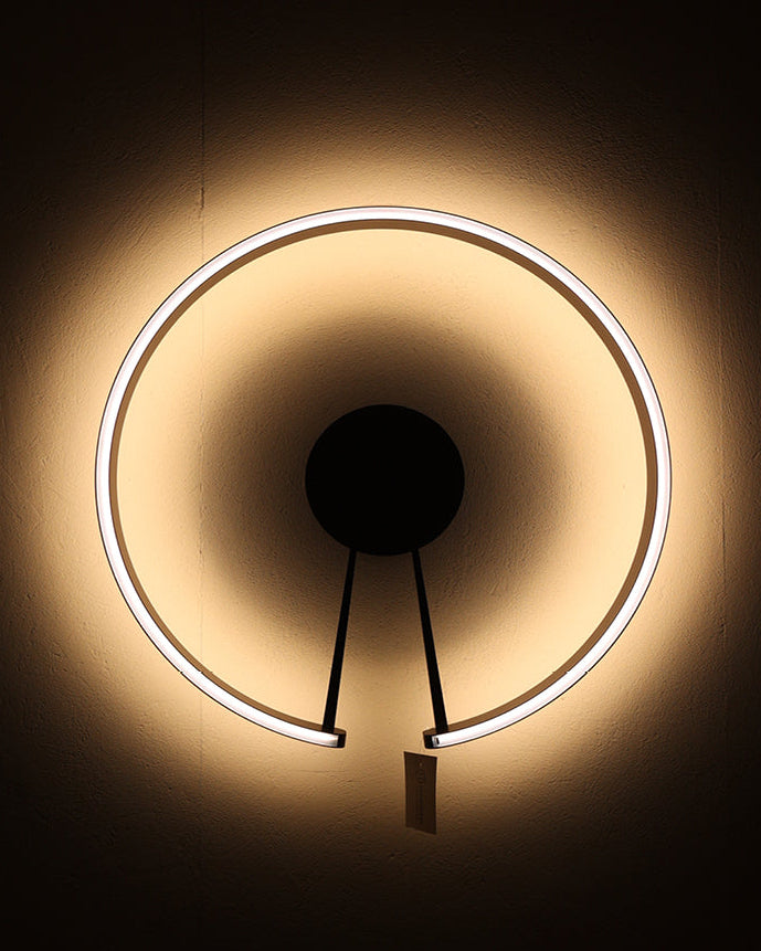 EXPO Occhio MITO AURA 60 Wandlampe Schwarz Matt