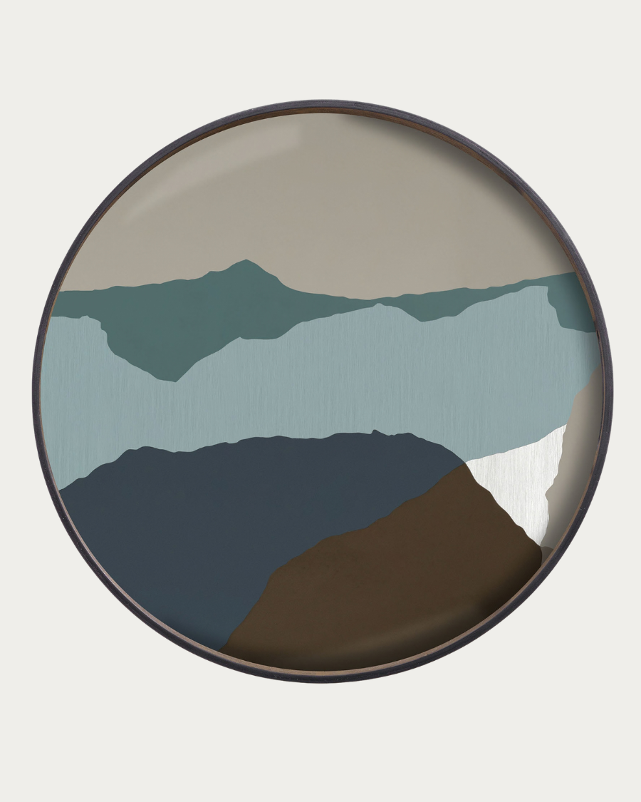 Tablett WABI SABI Graphite Rund - Ø92