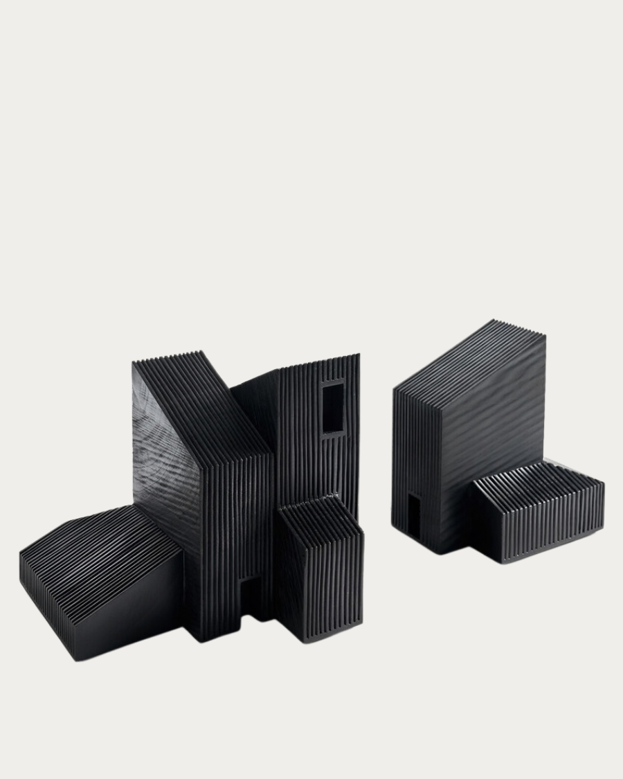 Dekoration HOUSES Black Modern Farm