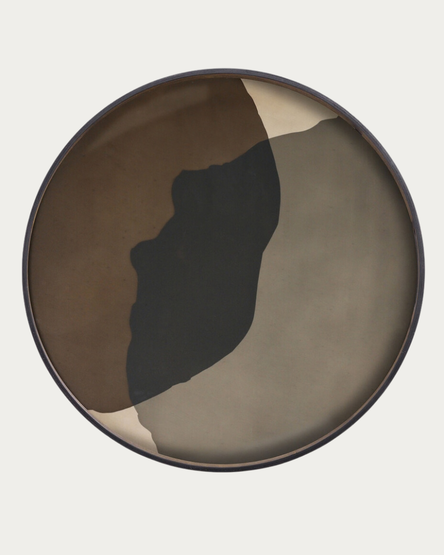 Tablett DOTS Graphite Combined - Ø92