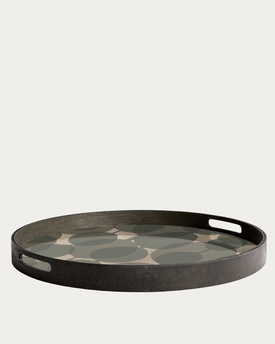 Tablett TRANSLUCENT SILHOUETTES Connected Dots - Ø48