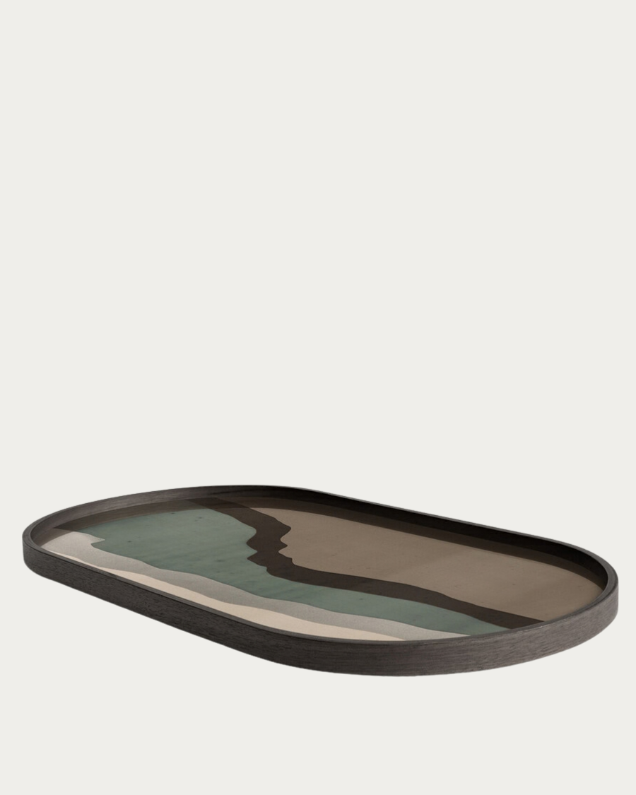 Glastablett WABI SABI Graphite Oblong - 71x36