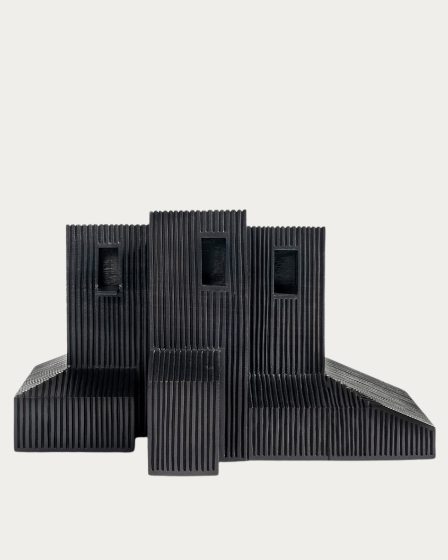 Dekoration HOUSES Black Modern Farm