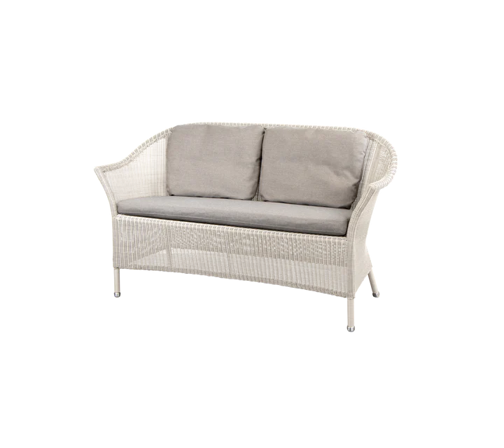 Gartensofa LANSING Sand 2 Sitzer