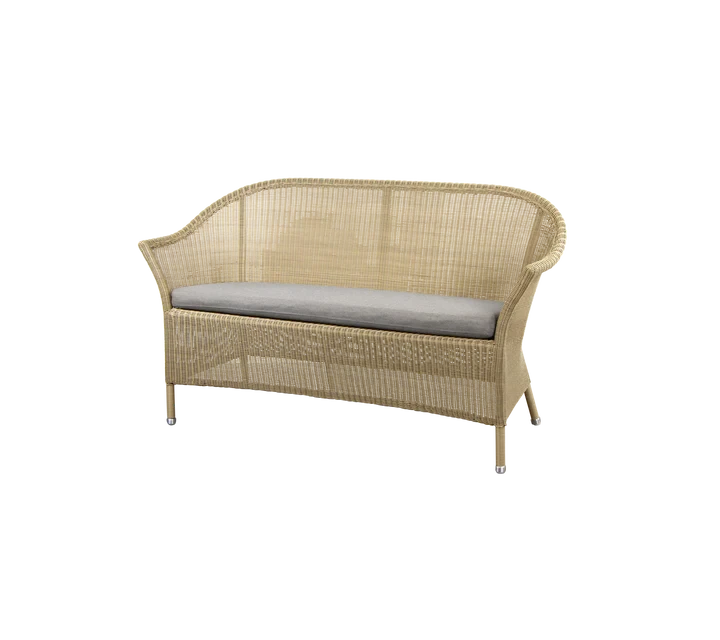 Gartensofa LANSING Natural 2 Sitzer