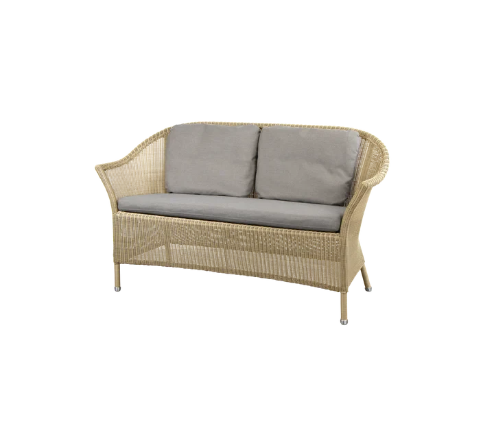 Gartensofa LANSING Natural 2 Sitzer