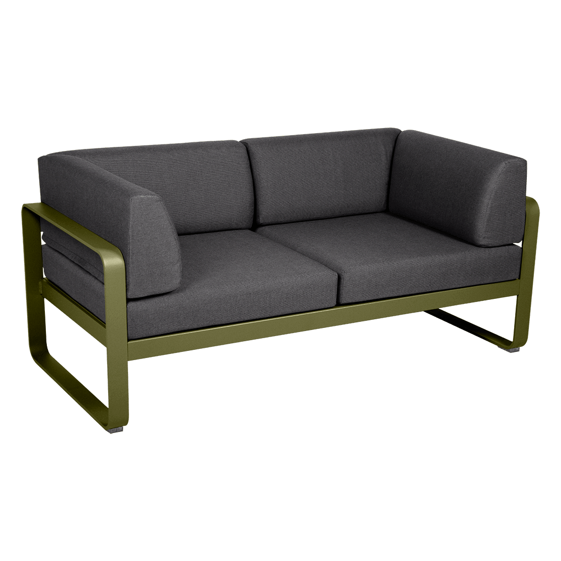 Gartensofa BELLEVIE - 2-Sitzer mit Seitenkissen