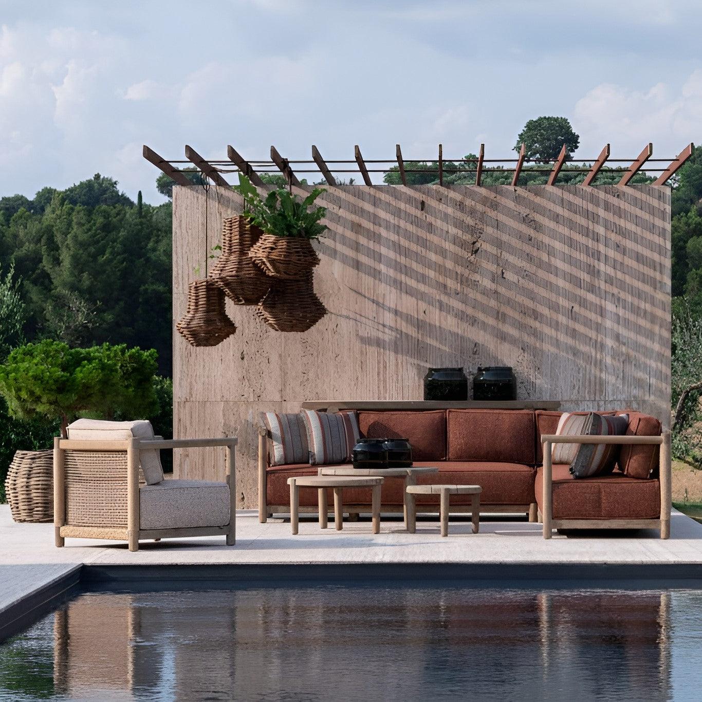 Gartensofa L Form MIEKE