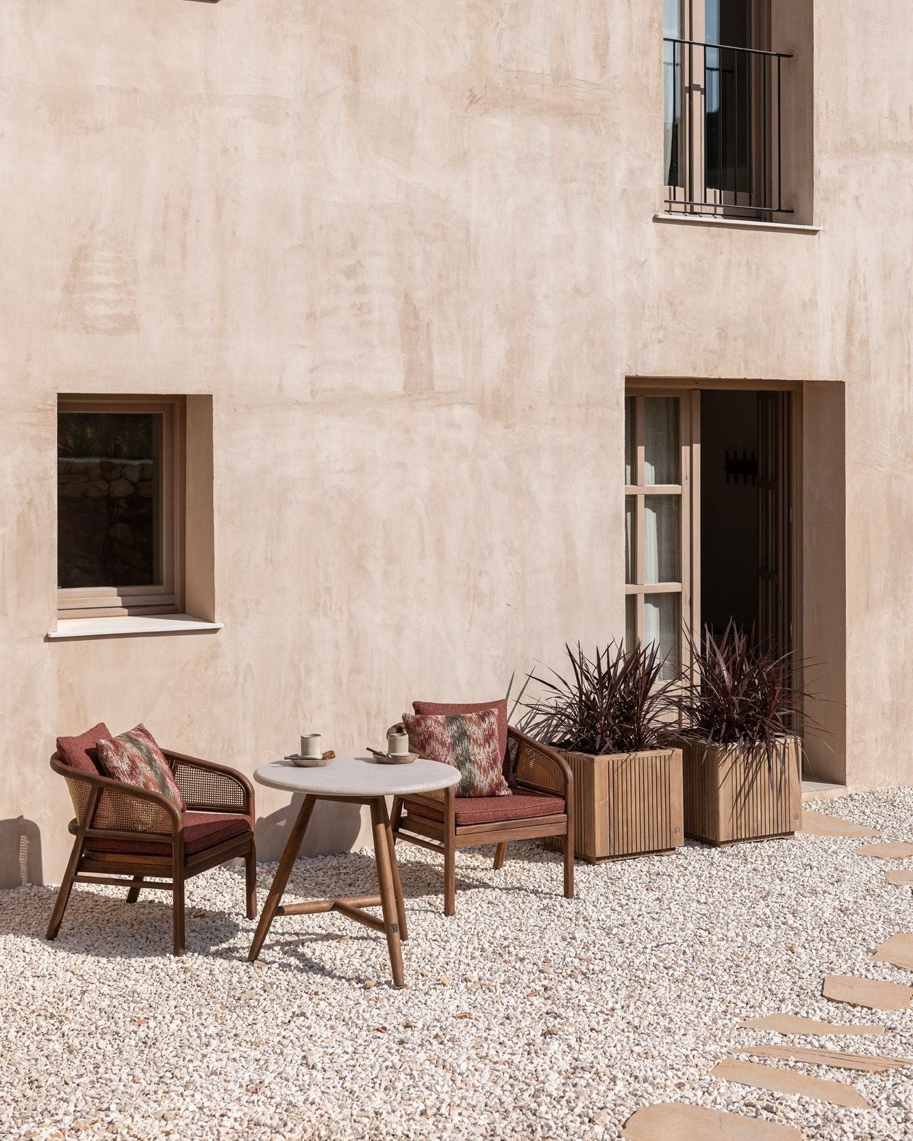 Bistrotisch low FAYE Beton