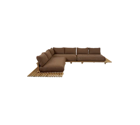 Gartensofa STICKS mit Plattform L