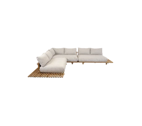 Gartensofa STICKS mit Plattform L