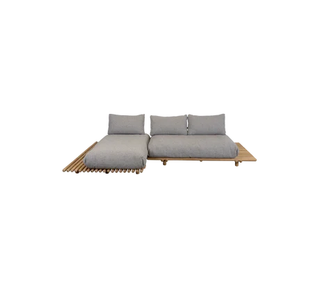 Gartensofa Lounge STICKS mit Plattform