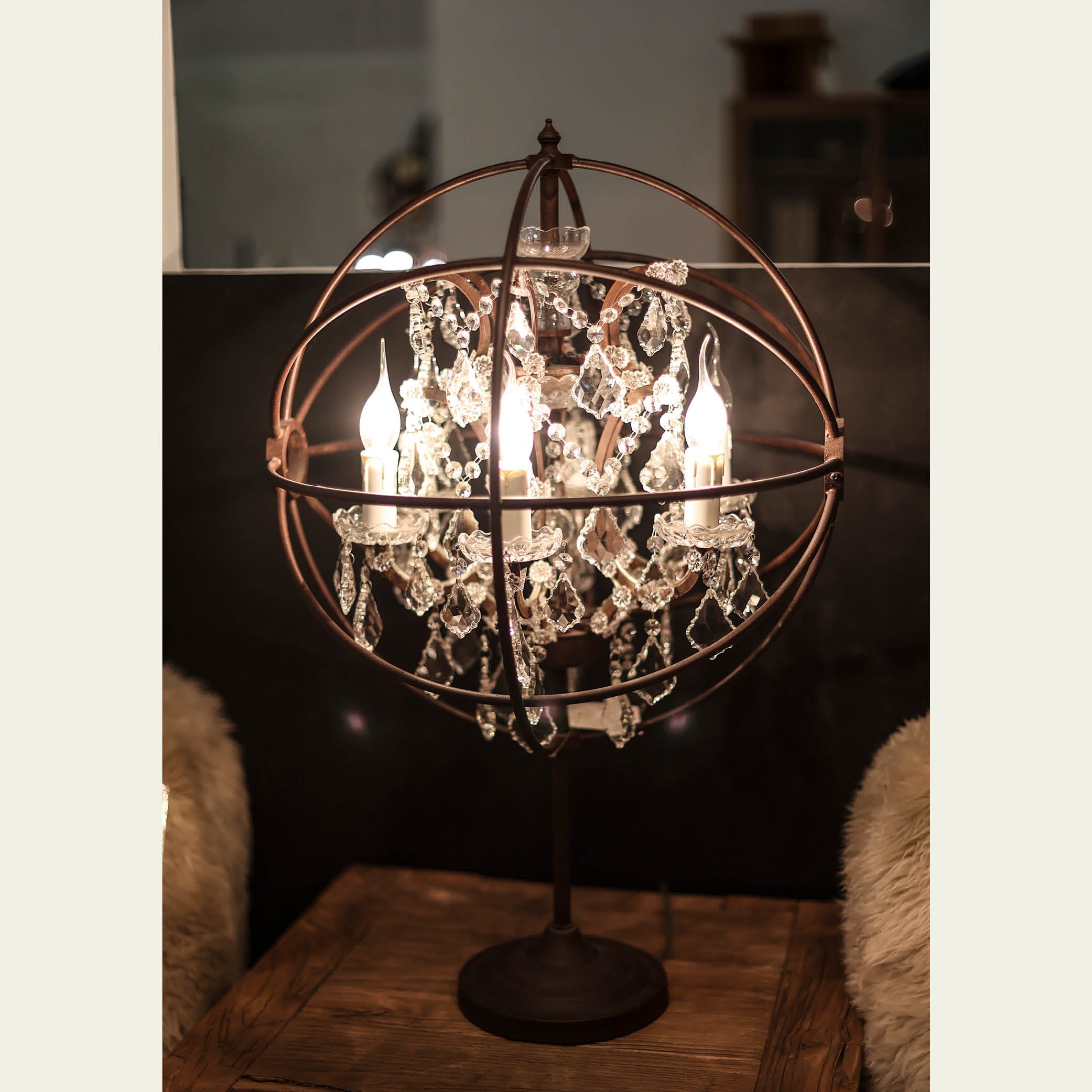 EXPO Timothy Oulton GYRO CRYSTAL Tischlampe