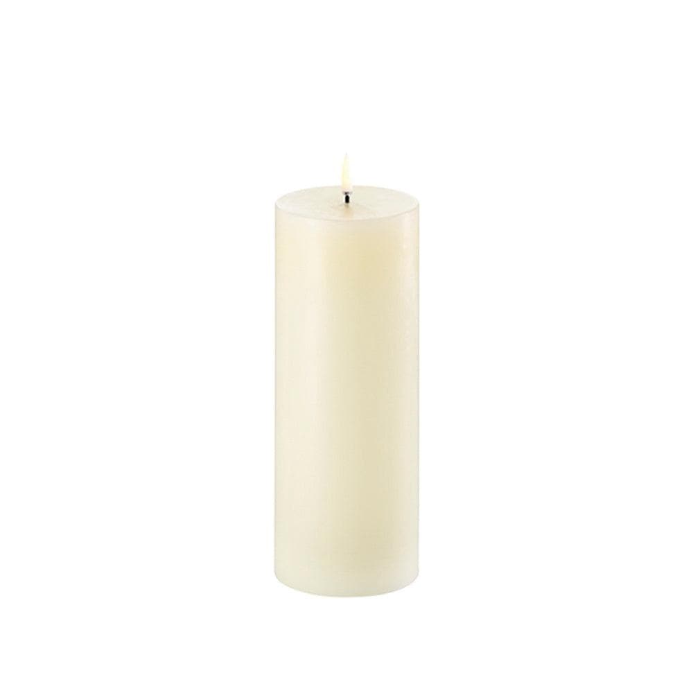 Kerze PILLAR SMOOTH LED Uyuni - Ivory Ø5.8 x 15.2cm | Piffany | Homestorys