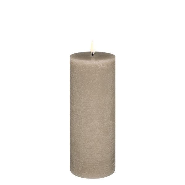 Kerze PILLAR RUSTIC LED Uyuni Sandstone Ø7.8 x 10.1cm | Piffany | Homestorys