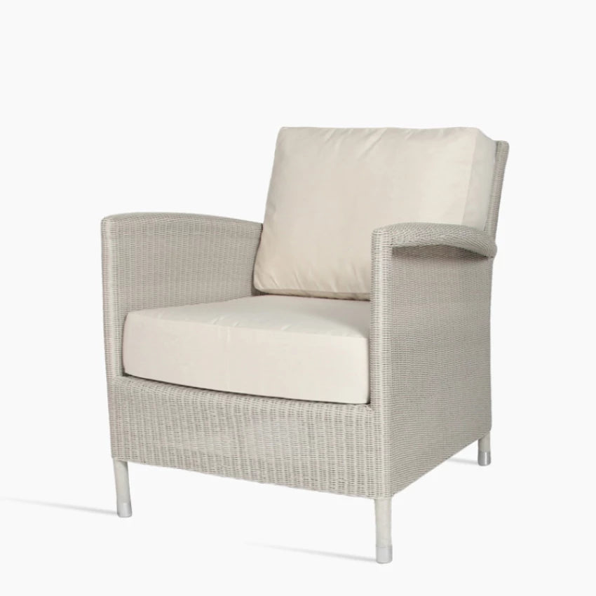 Vincent Sheppard SAFI Gartensessel in Old Lace mit Kissen in Canvas