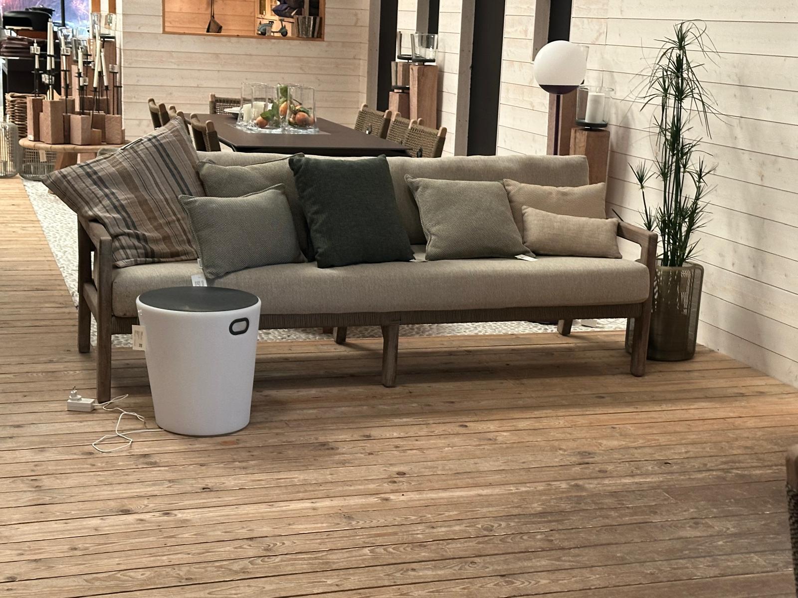 EXPO Gommaire Mario Gartensofa 3-Sitzer