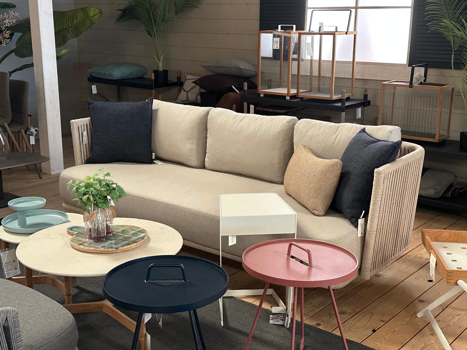 EXPO Cane-Line MOMENTS Gartensofa 3-Sitzer