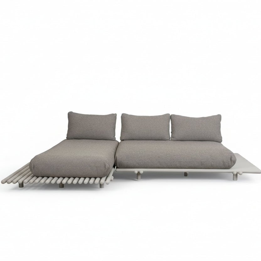 Cane - line - Gartensofa Lounge STICKS mit Plattform - STICKSPLATFY153A 3 | Homestorys
