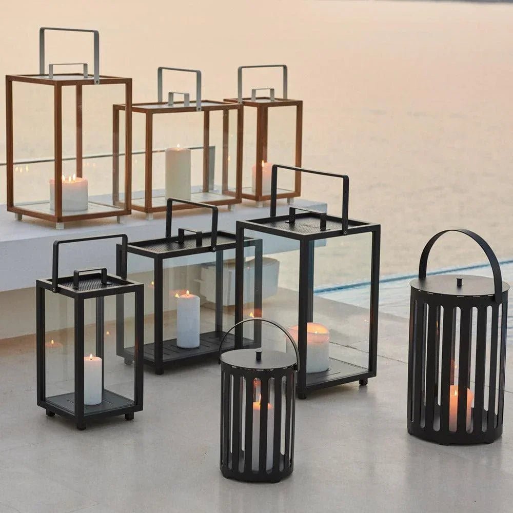 Cane - line - Laterne LIGHTHOUSE Teak - 5726TAL | Homestorys