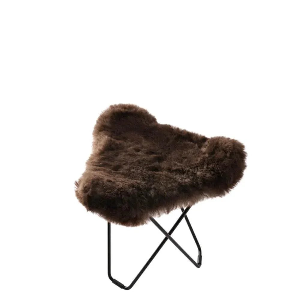 Cuero - Schaffellhocker ICELAND FLYING GOOSE -  | Homestorys