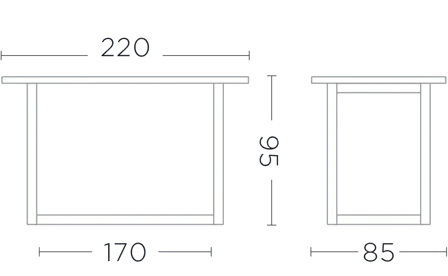 Gommaire - Bartisch DENNIS - G343L-BAR-NAT | Homestorys