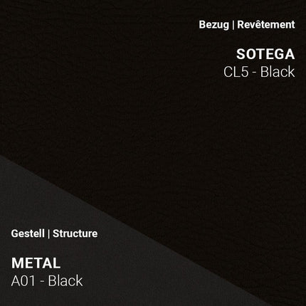 Mobitec LOLA C3510 in Sotega CL5 Black mit A01 Metal Black – monochromes Design mit urbanem Look